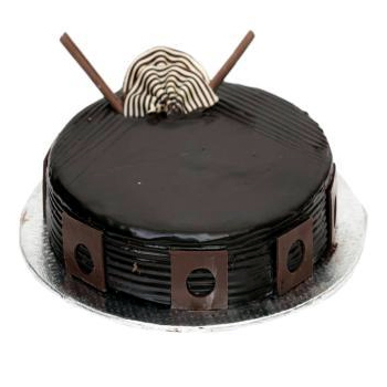 Round Dark Chocolate Cake cake delivery V.V.nagar