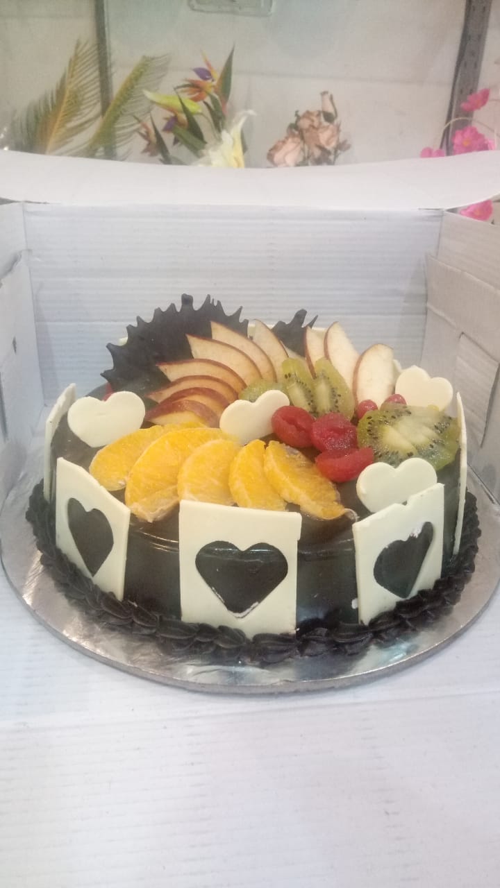 1Kg Fruit Chocolate Cake cake delivery Delhi