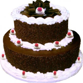 2 Tier Black Forest Cake cake delivery Delhi